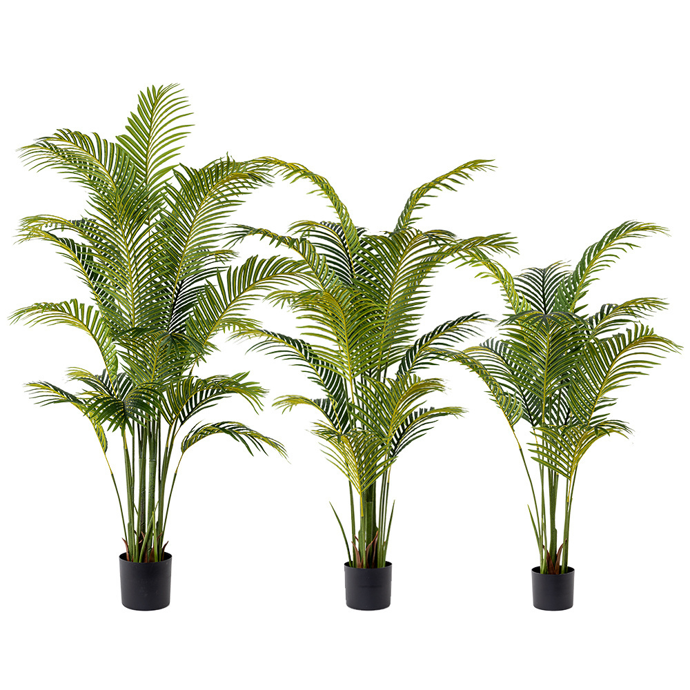 High Quality Easy Install Plastic Tree Palm Artificial Big Long Trees For Garden Decoration