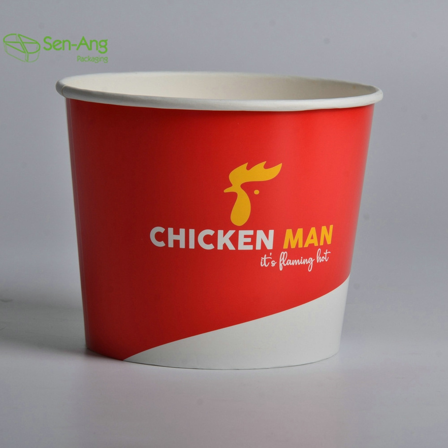 SenAng05 Factory Direct Sale Hot Packaging 32Oz 46Oz 64Oz Paper Box Noodle Soup Kraft Cup Fried Chicken Bucket