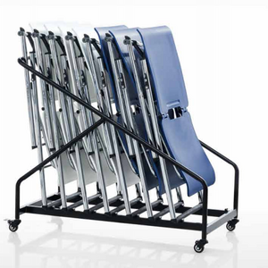 2018 new design Wholesale Flexible Folding Office Chair and desk For Meeting Training Room trolley