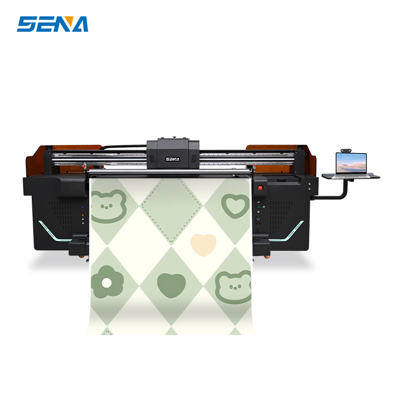 Advertising Business Leather Printer 1.8M Size Roll-to-Roll Flat Printing Machine For Advertising Cloth Leather Tarpaulin