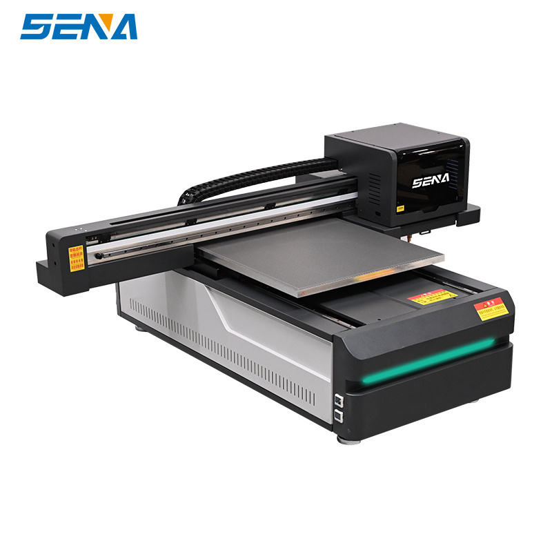 UV flat cell phone case printer 60*90CM large format digital printing machine for charging bank self-adhesive label CD