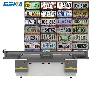 Advertising metal sign printing machine direct to aluminum billboard machine UV printer A1 A2 size flat printer KT board