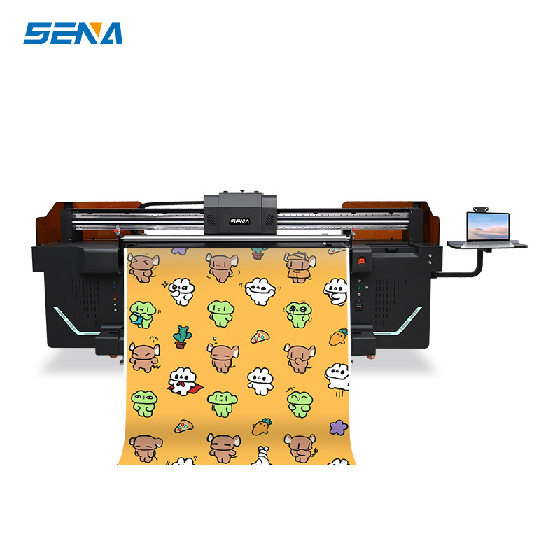 Advertising Business Leather Printer 1.8M Size Roll-to-Roll Flat Printing Machine For Advertising Cloth Leather Tarpaulin