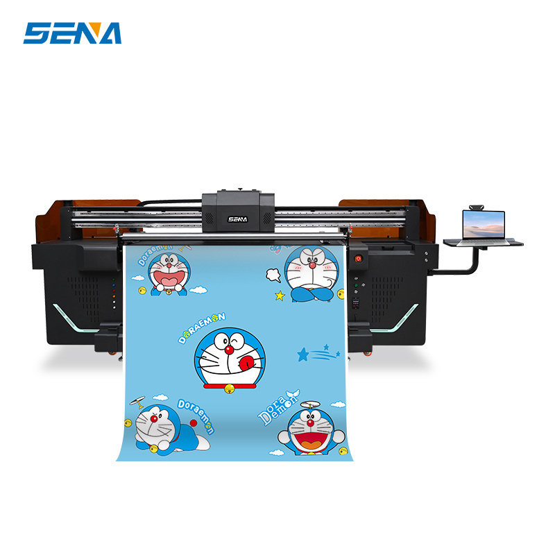 Advertising Business Leather Printer 1.8M Size Roll-to-Roll Flat Printing Machine For Advertising Cloth Leather Tarpaulin