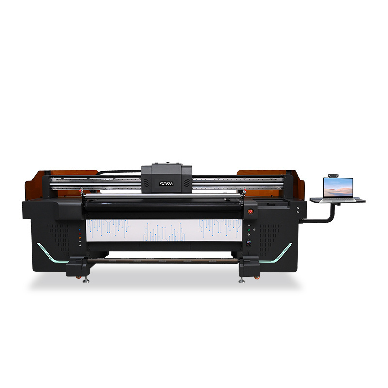 Advertising Business Leather Printer 1.8M Size Roll-to-Roll Flat Printing Machine For Advertising Cloth Leather Tarpaulin