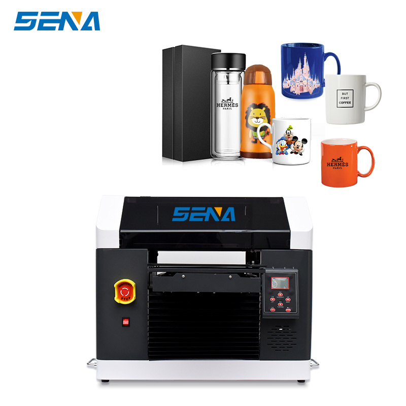 Digital Flatbed UV Printer A3 UV 3045 UV Phone Cases Cover Coffee Mug Printer Card Package Drivers License Printing Machine