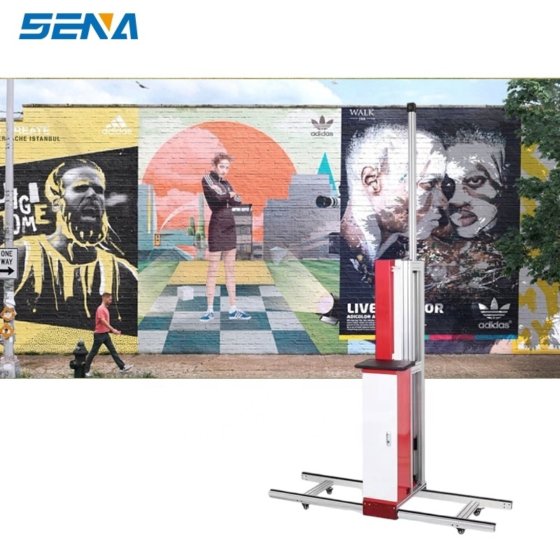 UV INK Vertical Wall Printing Machine For Building Decoration Wall Printer