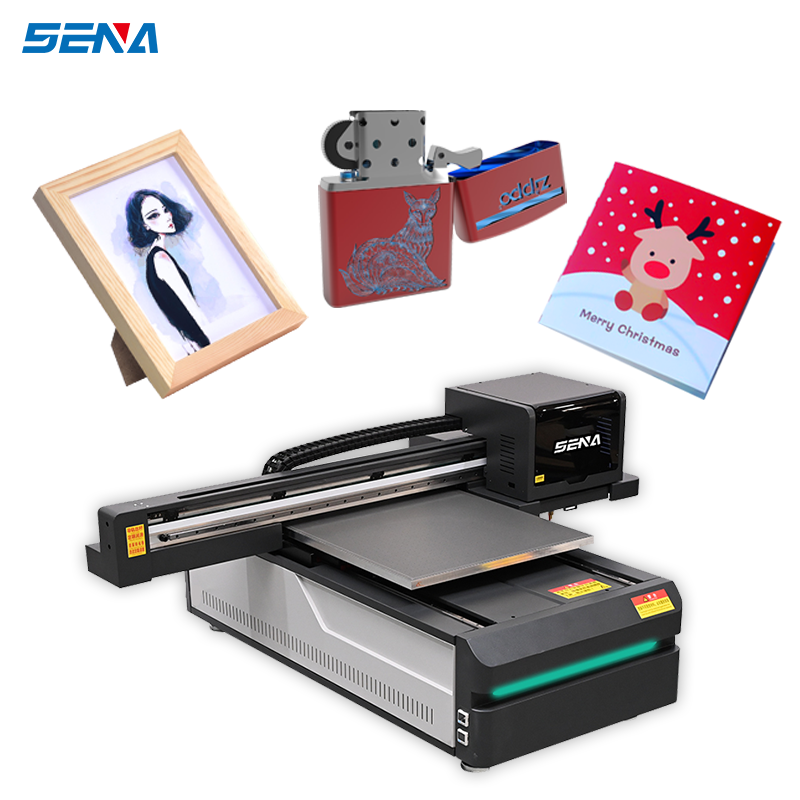 UV flat cell phone case printer 60*90CM large format digital printing machine for charging bank self-adhesive label CD