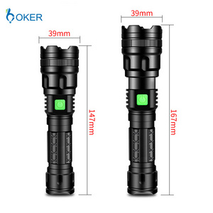 LED Flashlight Powerful 800 High Lumens USB Rechargeable Flashlights 3 Modes Zoomable Waterproof Flash Light