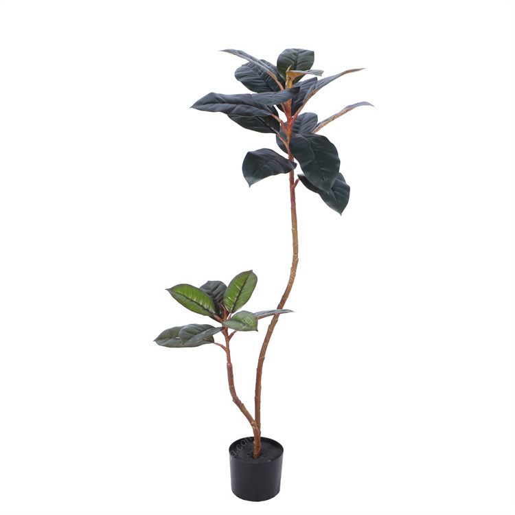 180cm Customizable Wholesale Eco-friendly artificial rubber tree ficus plant factory wholesale large artificial tree