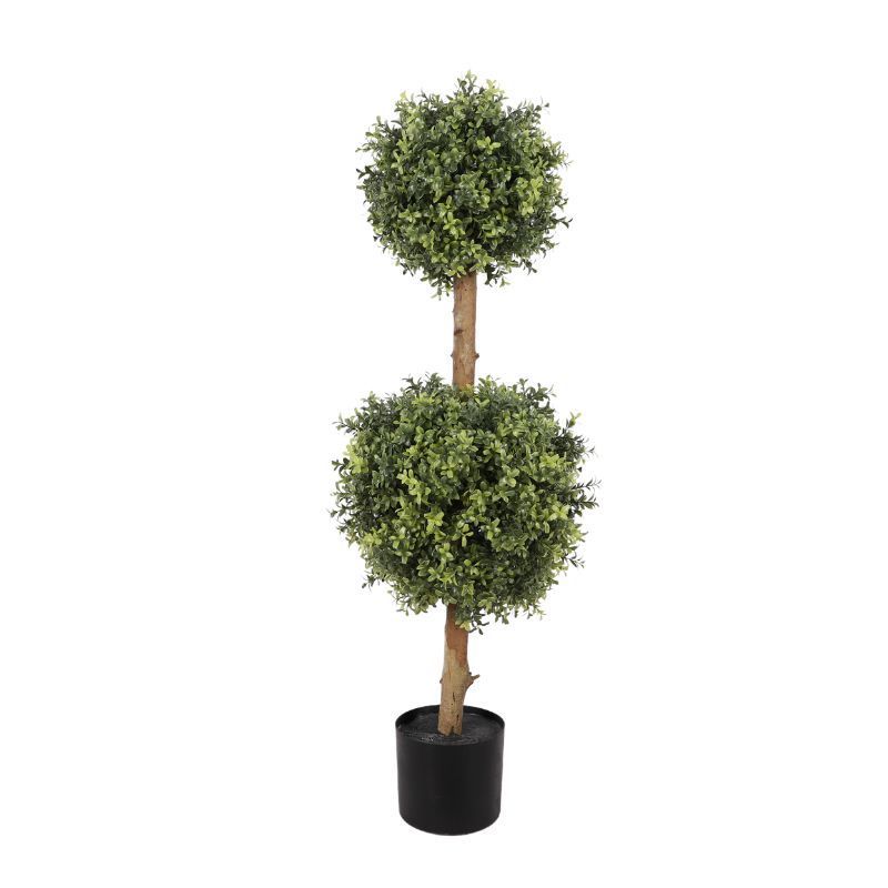 40cm Potted Plants Artificial Plant Mini Ball Topiary Artificial Boxwood Topiary Tree Milan Ball