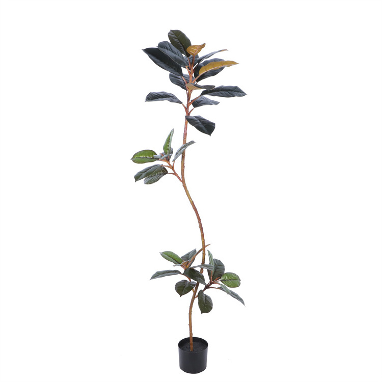 180cm Customizable Wholesale Eco-friendly artificial rubber tree ficus plant factory wholesale large artificial tree