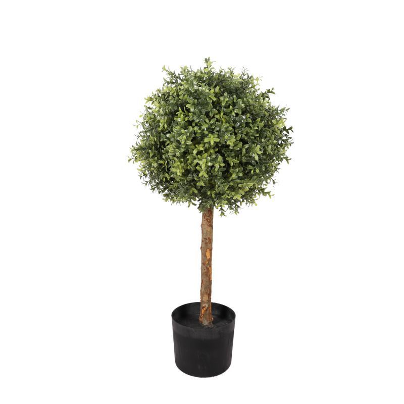 40cm Potted Plants Artificial Plant Mini Ball Topiary Artificial Boxwood Topiary Tree Milan Ball