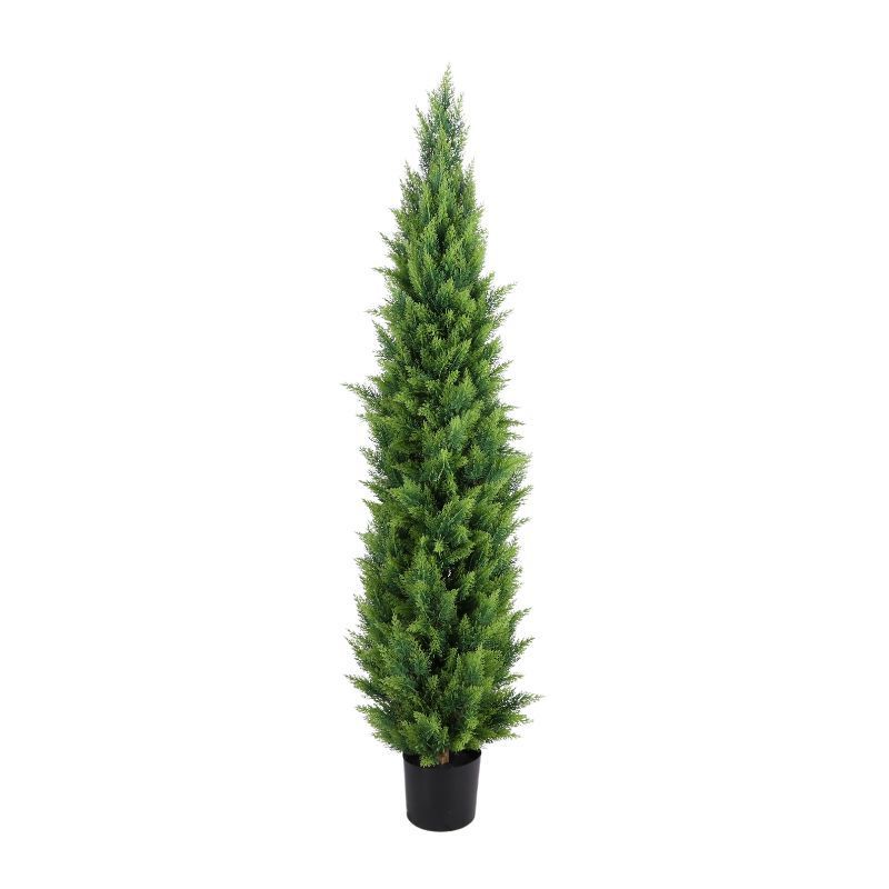 Christmas-like Artificial Cedar Cypress Plants Faux Boxwood Pine Greenery Trees Plantas Artificiales For Decor