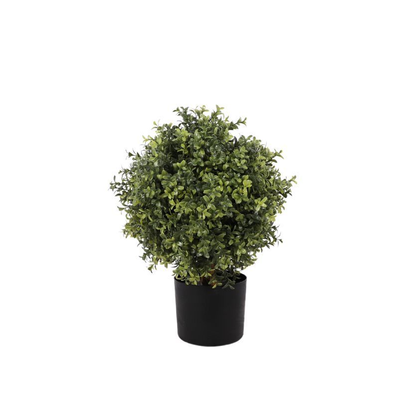 40cm Potted Plants Artificial Plant Mini Ball Topiary Artificial Boxwood Topiary Tree Milan Ball