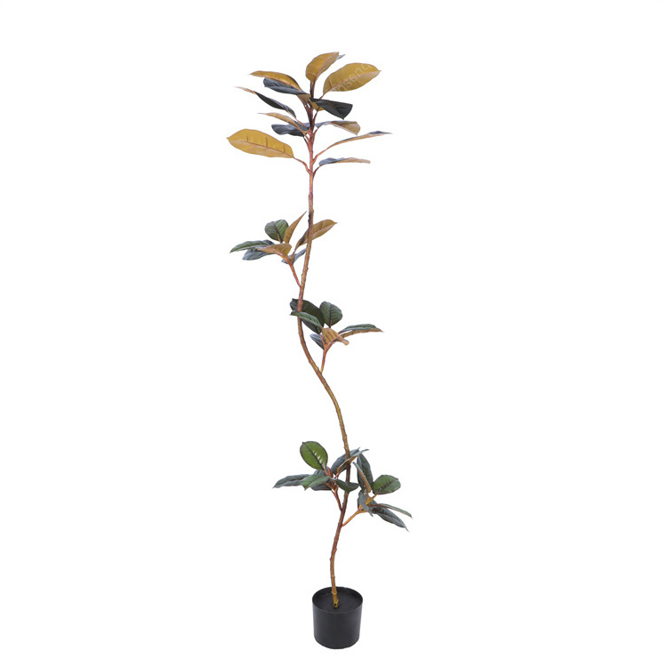 180cm Customizable Wholesale Eco-friendly artificial rubber tree ficus plant factory wholesale large artificial tree