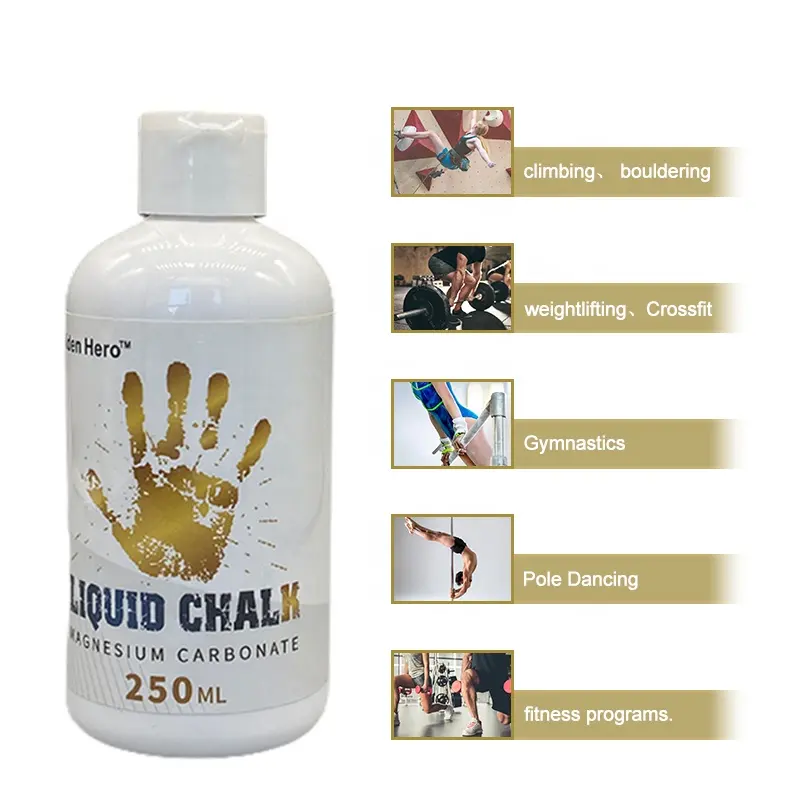 Wholesale hot selling dry hand liquid gym liquid chalk weightlifting barbell climbing chalk