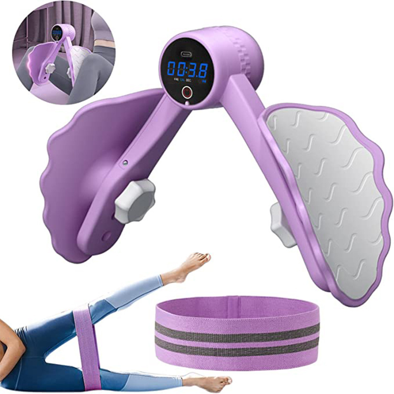 Pelvic Hip Trainer Clip Sculptor Machine Applicable for Yoga Floor Muscle and Inner Thigh Training Home Gym