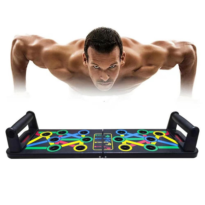 SNBO Push Up Board with Sit up Stand, portable exercise equipment, Strength Training Equipment