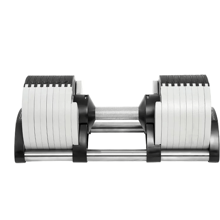 Snbo 2023 New electrophoresis 40.5kg 90lb black adjustable weights dumbbell set 40kg dumbbells rack