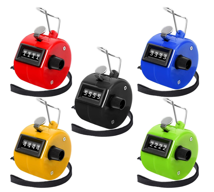 Counter Handheld Counting Device Fitness Precision Tools Mechanical Palm Clicker Precision Pedometer Electronics