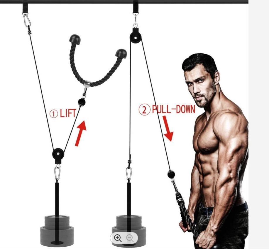 Factory direct sale gym home upgraded cable machine lift pulley system for fitness