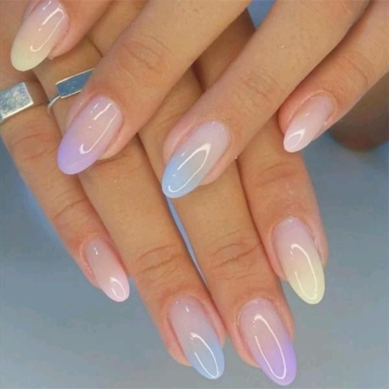 Factory Wholesale Toe Foil Acrylic Artificialnails Fake Stiletto Tips Nail Designs