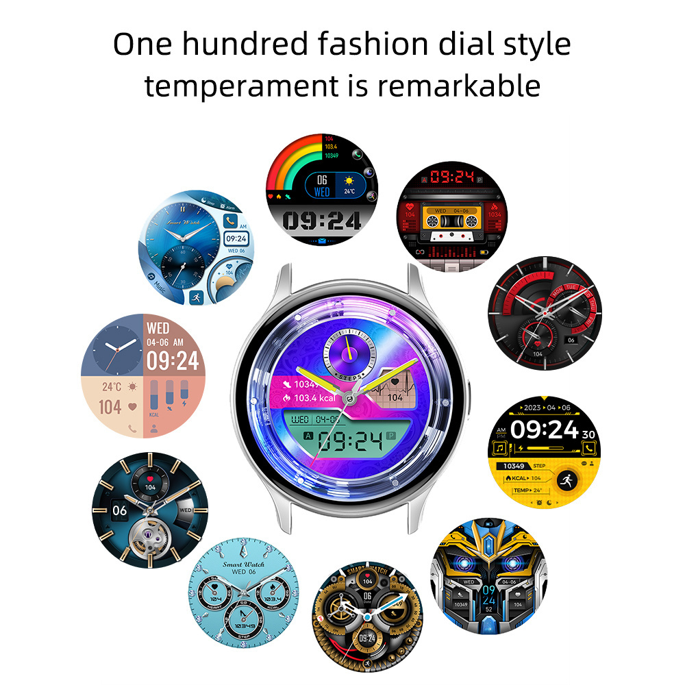 SENBONO HK89 SmartWatch AMOLED Men Women 1.43inch 466*466 HD Screen  BT Call NFC Waterproof Sports Watches amoled Smart Watch