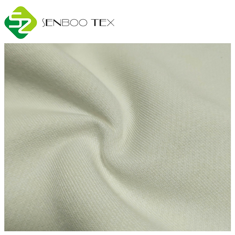 azo free 80% Bamboo 20% Poly single-side towel fabric for clothing