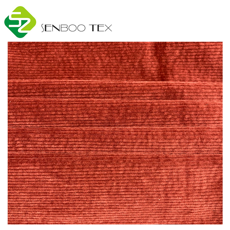 Corduroy fabric of 98%cotton 2%spandex cotton corduroy fabric 8W 377GSM used for sofa and trousers