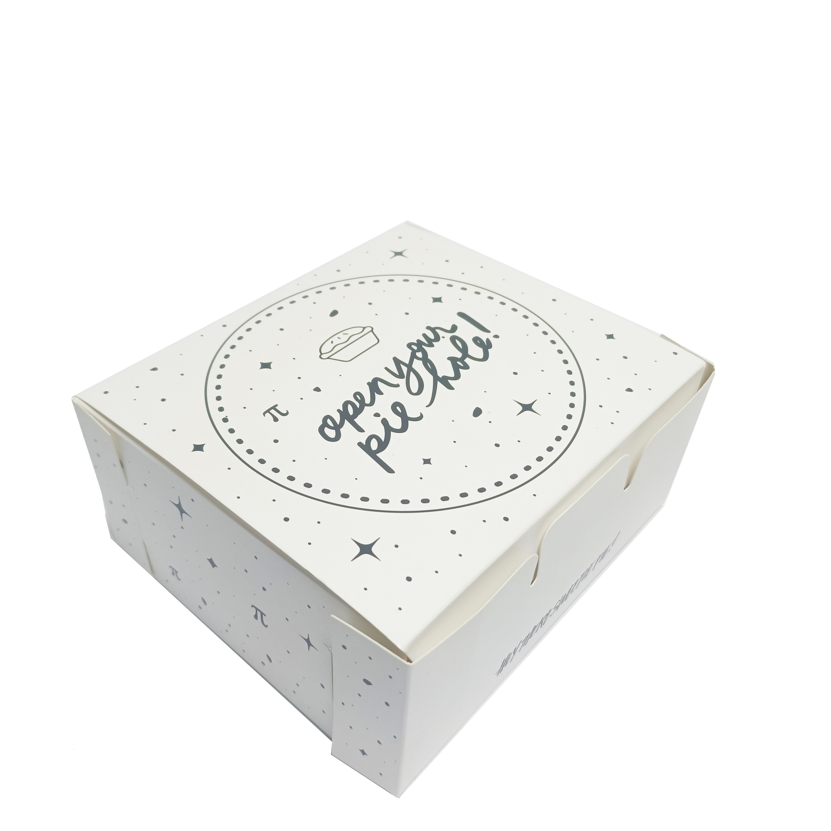 factory price art paper biscuit macaroon gift paper custom  box  packaging for cake cupcake donut pastry packaging