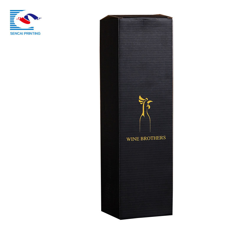 Luxury fruit wine box Kraft handle characteristic custom gift packaging paper bag