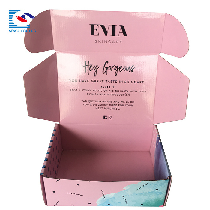 recycle custom printed corrugated shipping boxes custom logo cardboard ...
