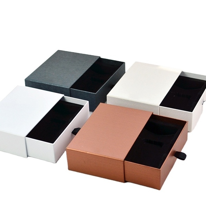 SENCAI free sample customized logo perfume drawer paper box with foam