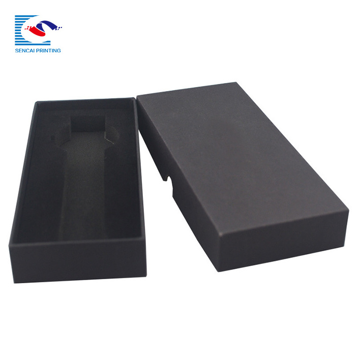 SENCAI cheaper custom printing luxury case packaging 2mm thickness rigid cardboard mobile phone box