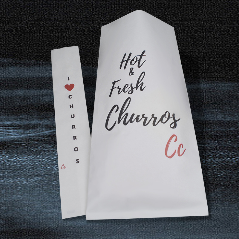 Excellent Quality Customized Design And Size Greaseproof Fried Food Packaging Paper Bag Chopsticks Paper Bag In The Restaurant