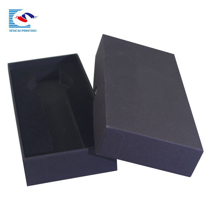 SENCAI cheaper custom printing luxury case packaging 2mm thickness rigid cardboard mobile phone box