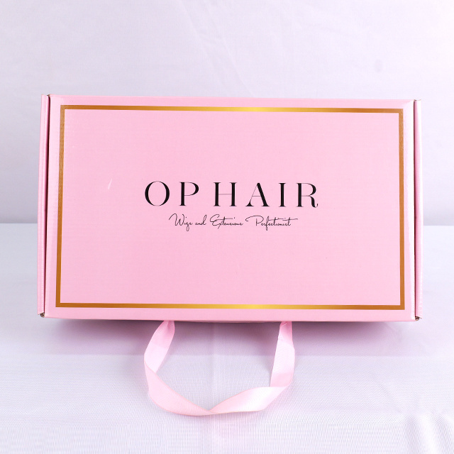 Wig Boxes Custom Logo Packaging Hair Packaging Boxes Luxury Cosmetic Box Packaging