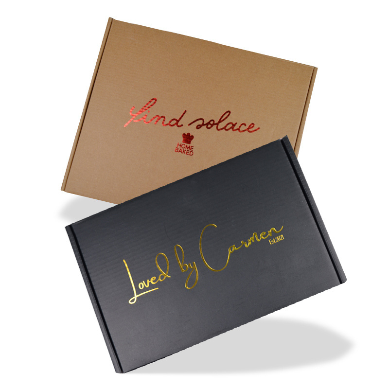 Hot Sale Custom Printing Luxury Gold Foil Cosmetic Gift Box  Shipping Mailer Boxes With High Quality