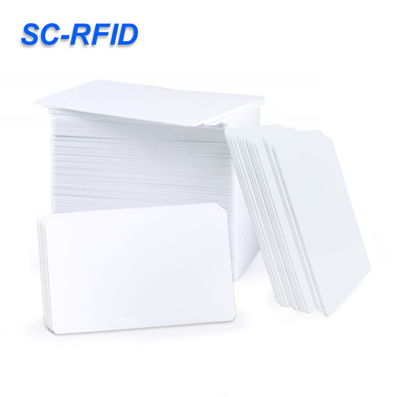 large in stock  printable F08 1K blank rfid card for shopping medical purchase cards parking lots laundry property cards etc.