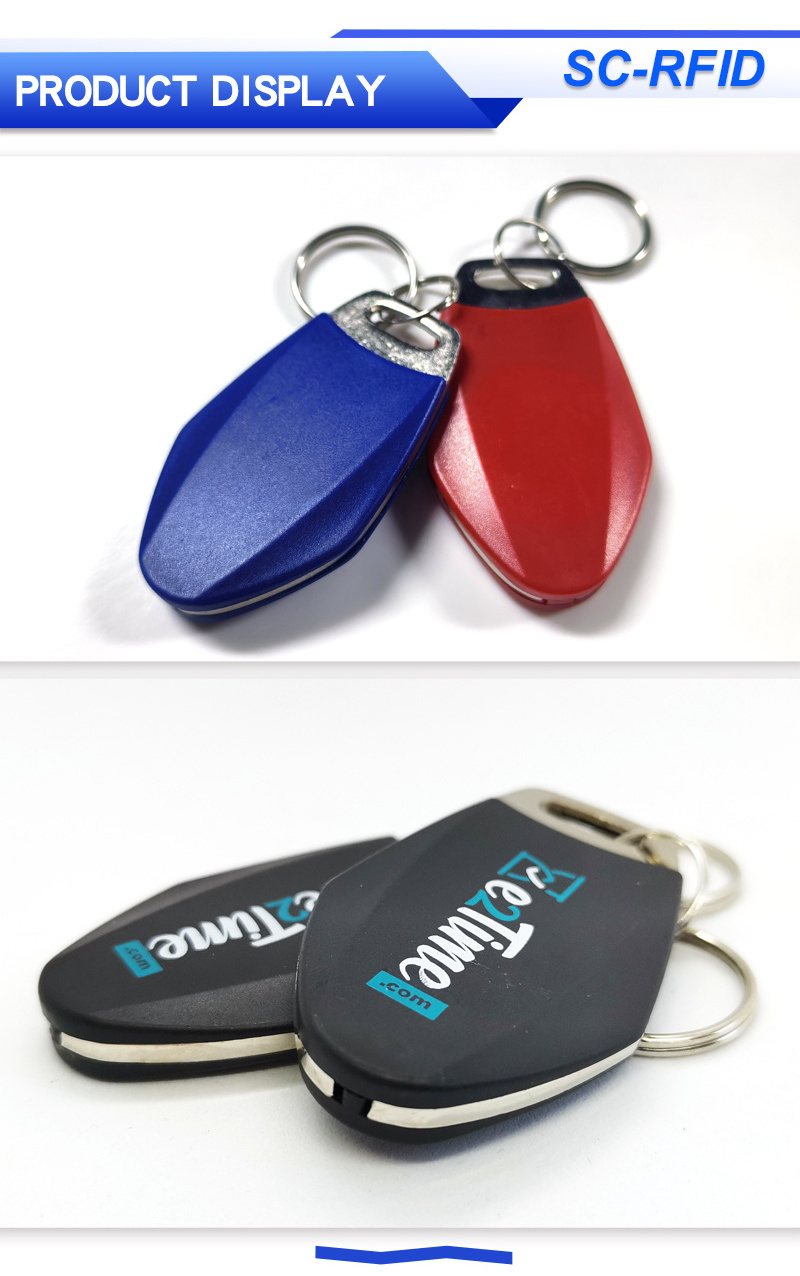 2024 NEW WholesaleABS 125khz with chip TK4100 Smart Rfid Keyfob Keytag Cool Key Tag Access Control