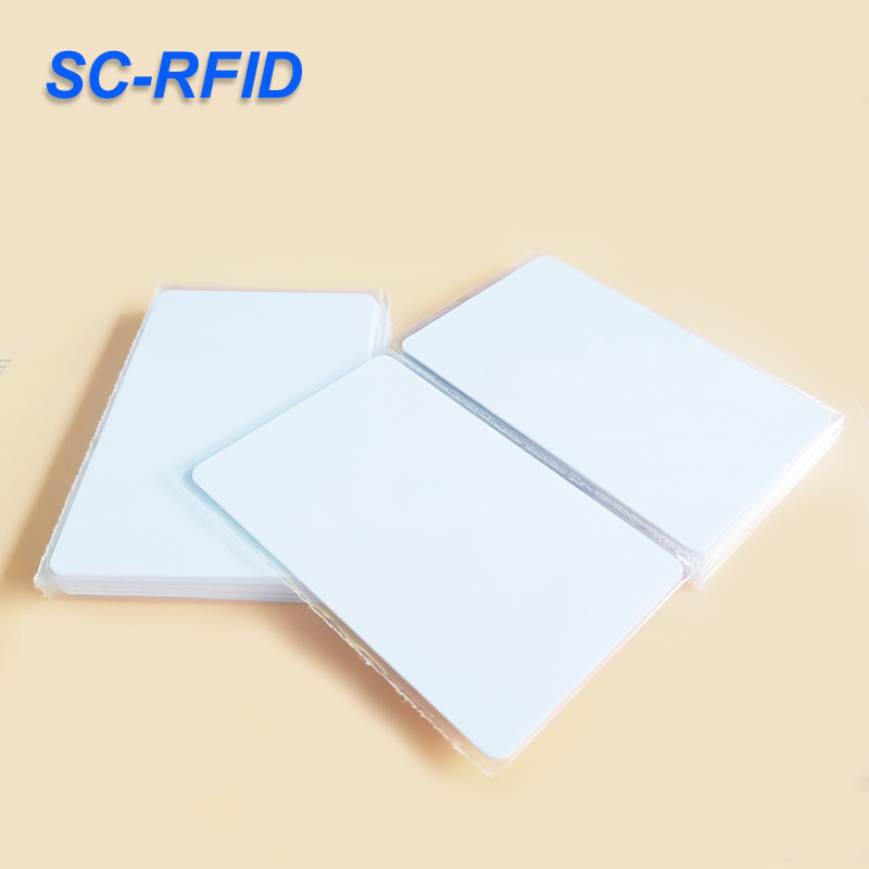 large in stock  printable F08 1K blank rfid card for shopping medical purchase cards parking lots laundry property cards etc.