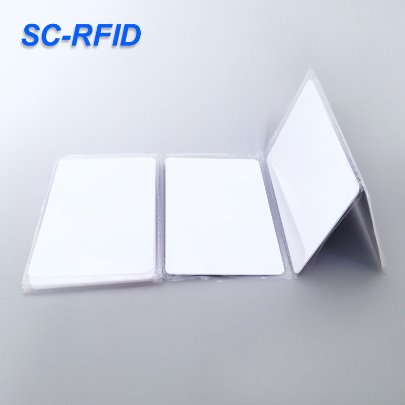 large in stock  printable F08 1K blank rfid card for shopping medical purchase cards parking lots laundry property cards etc.