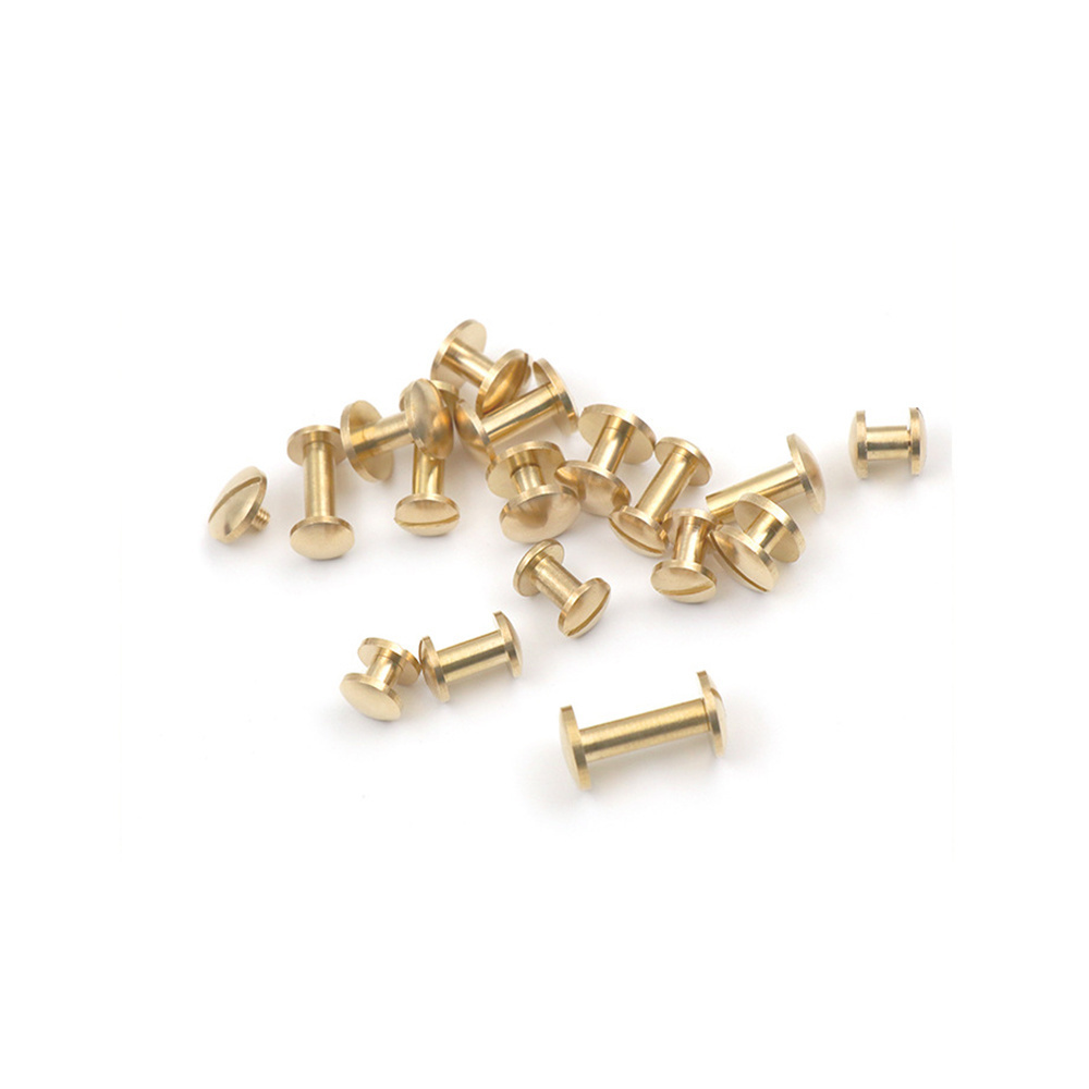 M2 M4 M5 Titanium Chicago Screw binding post screws brass metal plastic stainless steel book binding screws