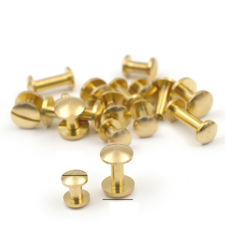 M2 M4 M5 Titanium Chicago Screw binding post screws brass metal plastic stainless steel book binding screws