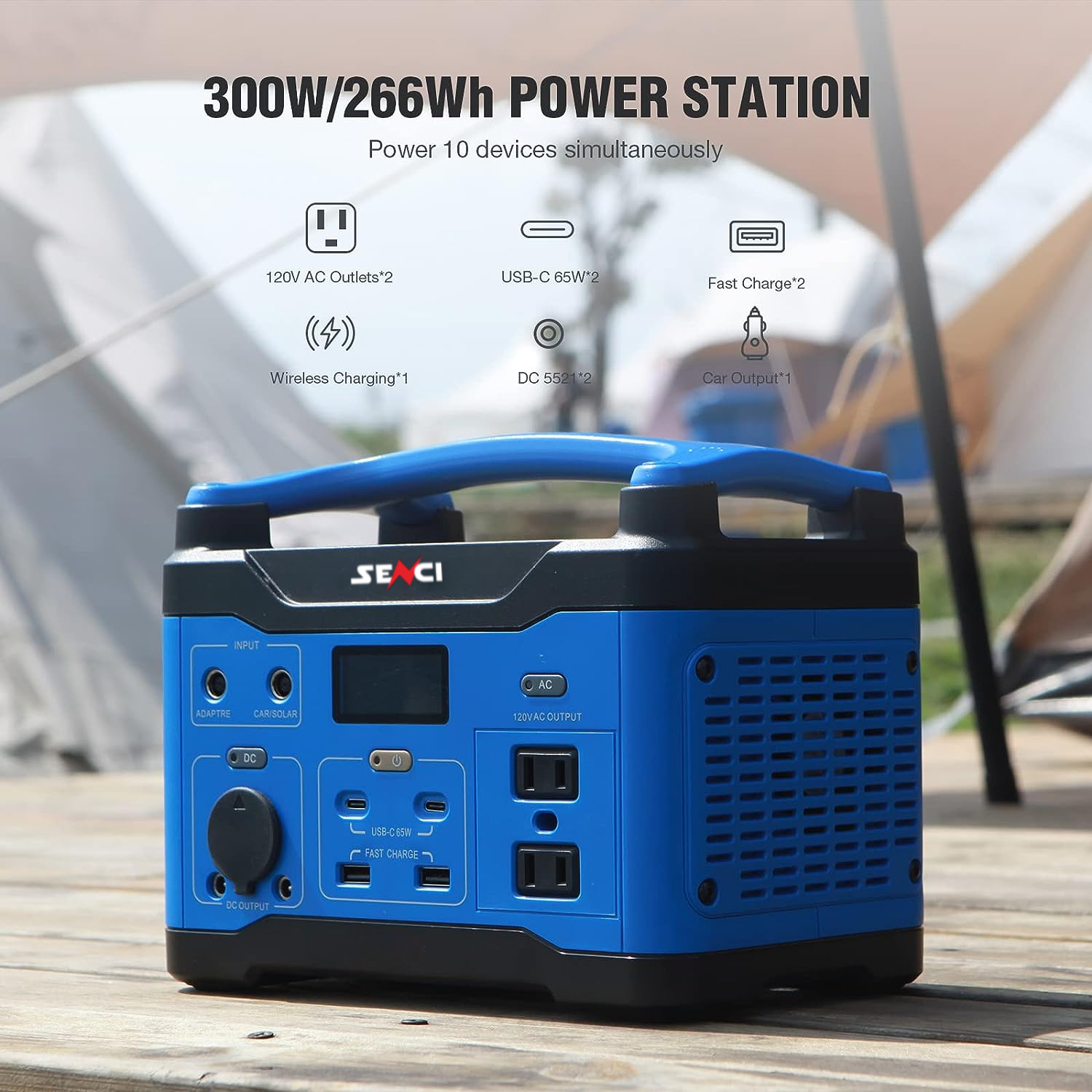 senci Rechargeable Power Banks Senci 300W Electric Power Station For Home Appliance solar powered generator