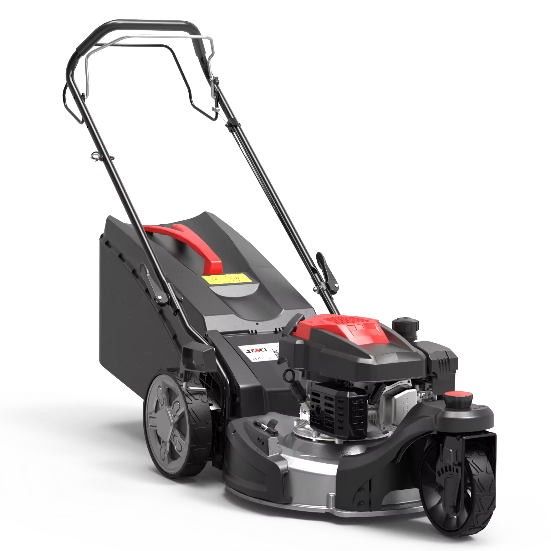 SENCI 20 inches 4-wheel lawn mower push gasoline lawn mower for grass cutting Rear bagging/discharge mulching side discharge