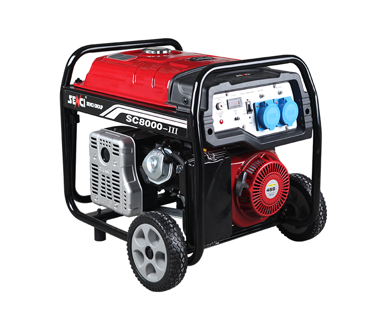 Senci Cost Effective 8000watts Portable Emergency Gas Generator Construction Equipment Petrol Generators