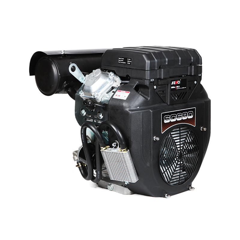 High quality SENCI 2 cylinder 24hp 688cc SC690 gasoline machinery gasoline engine