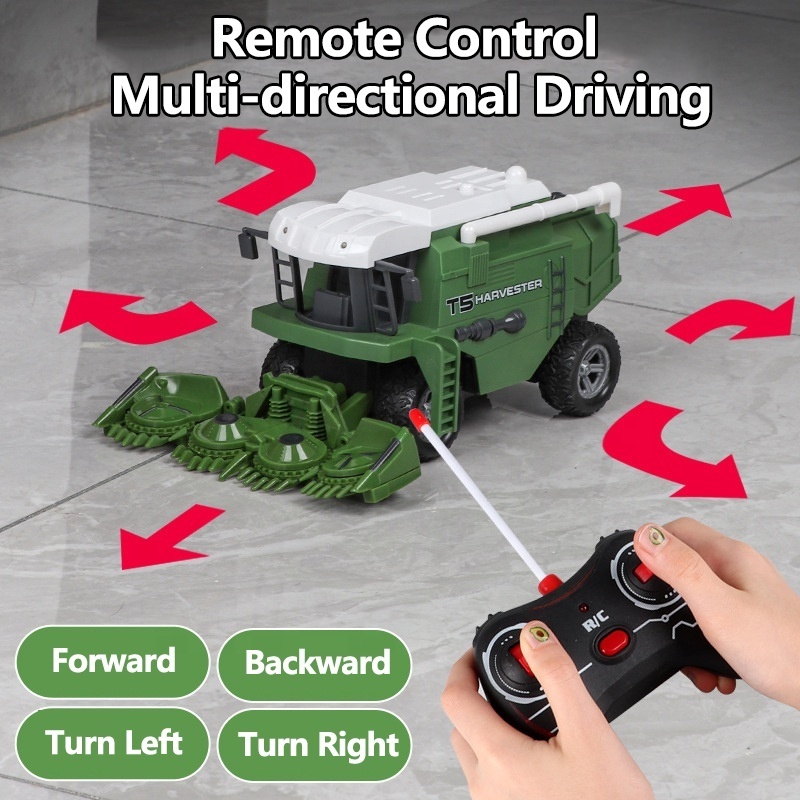 tractor remote control rc trucks mini tractor toy model rc escort rc truck farming farm harvest toys